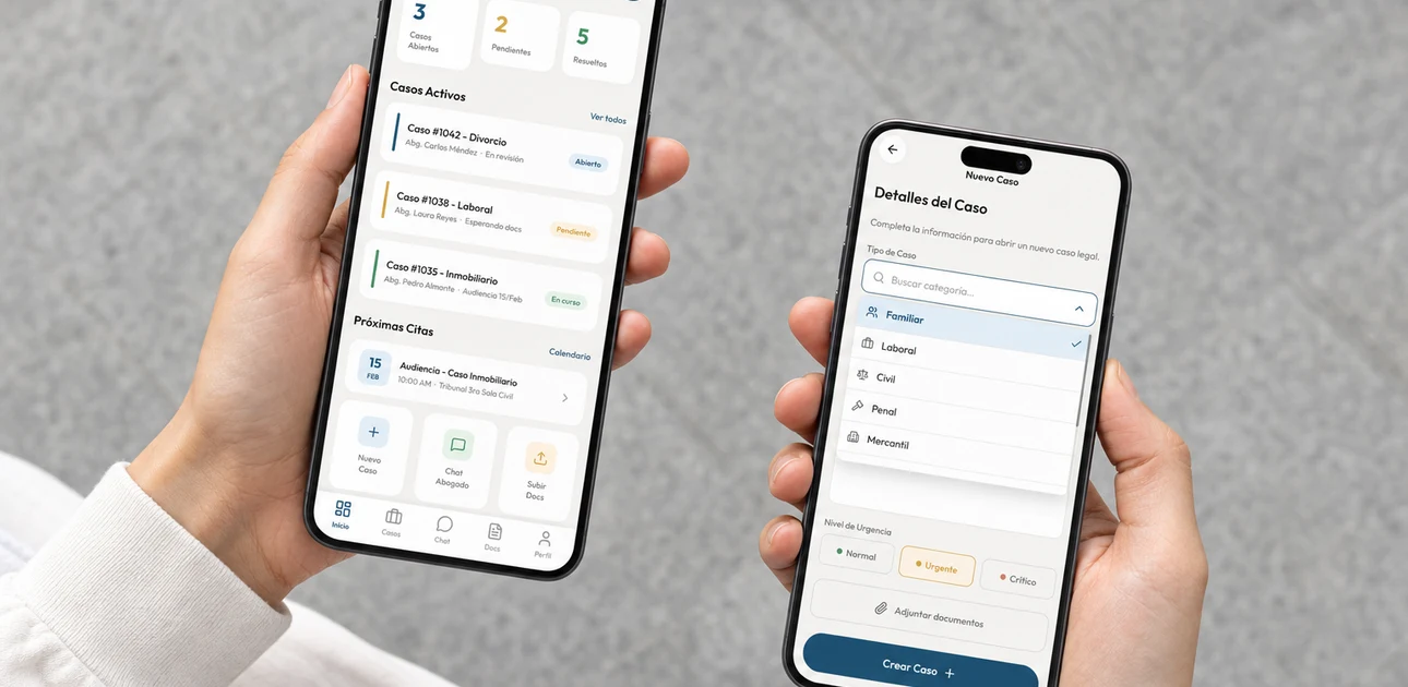 Servicios legales desde la aplicación Solfica